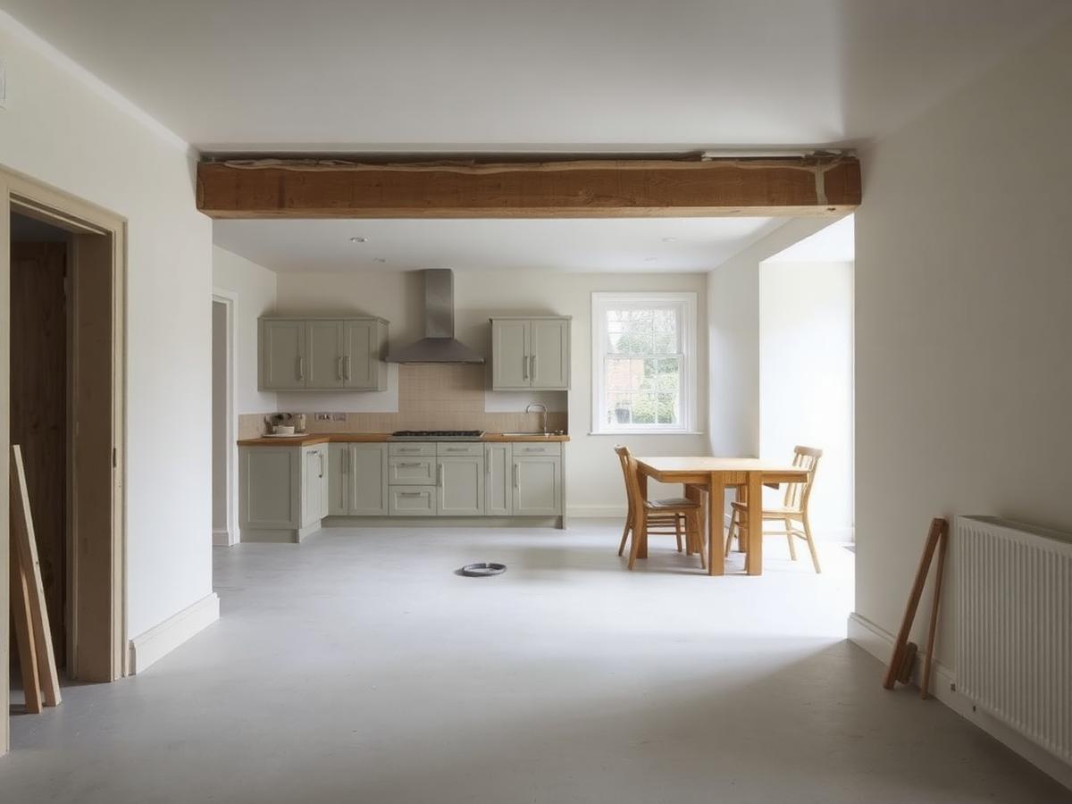 Knock Through & Steel Installation in Stockport